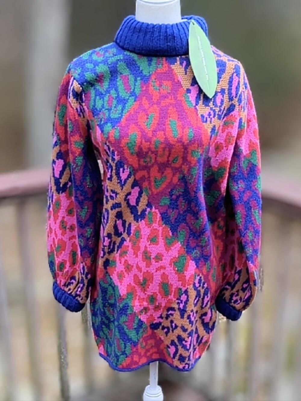 FARM Rio Multicolor Turtleneck Sweater #073